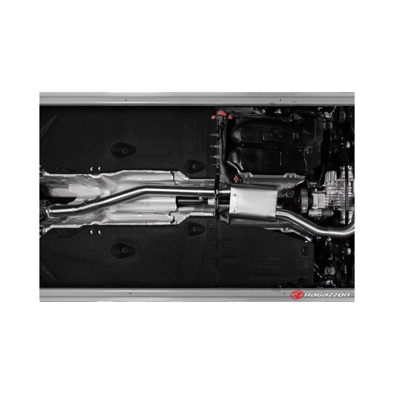 Silencieux intermédiaire RAGAZZON AUDI TT typ FV / 8S Coupè S Quattro 2.0TFSI 310ch (10/2014-06/2018)