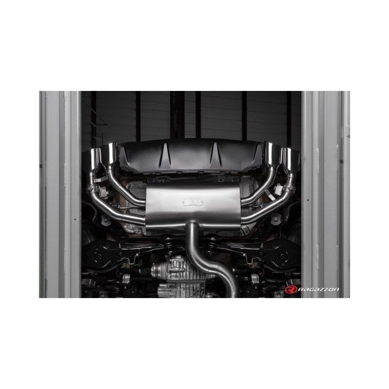 Silencieux arrière duplex RAGAZZON AUDI TT typ FV / 8S Coupè S Quattro 2.0TFSI 310ch (10/2014-06/2018) (ECE)