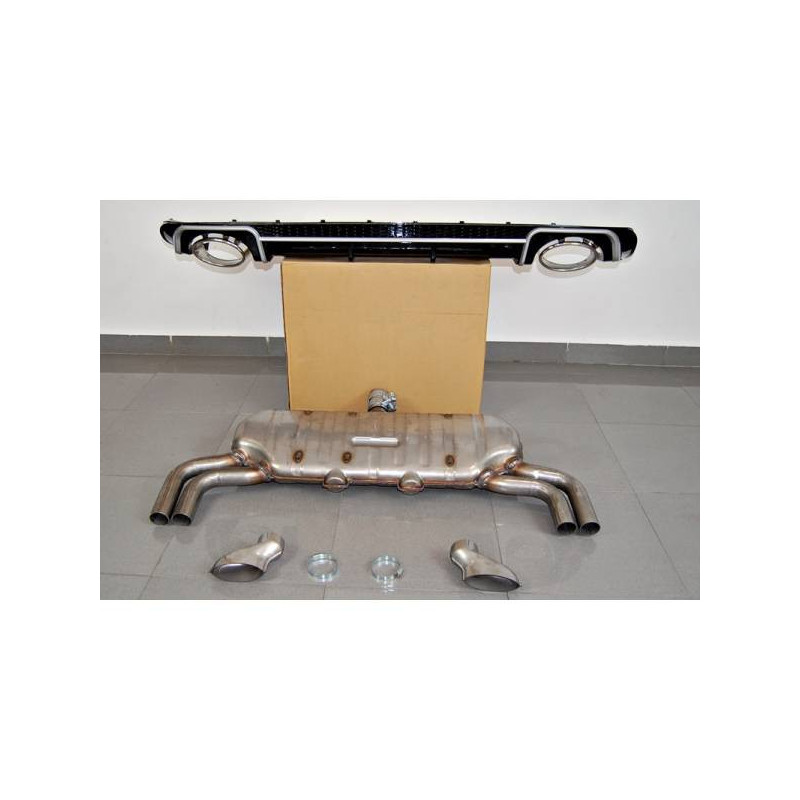 Diffuseur Arriere Audi A3 2016 Sportback Look RS3 Echappement Tuning Tuning