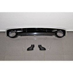 Diffuseur Arriere Audi A6 Sedan / Avant C6 2004-2008 Look RS6 ABS Tuning Tuning