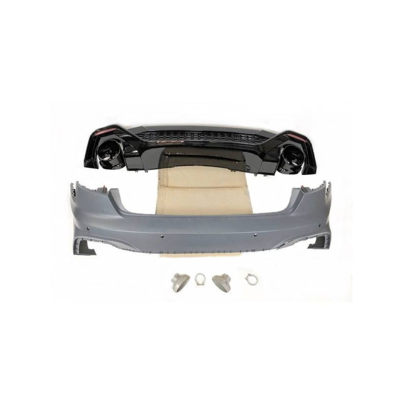 Pare-Chocs Arriere Audi A4 2020+ Look RS4 Tuning Tuning