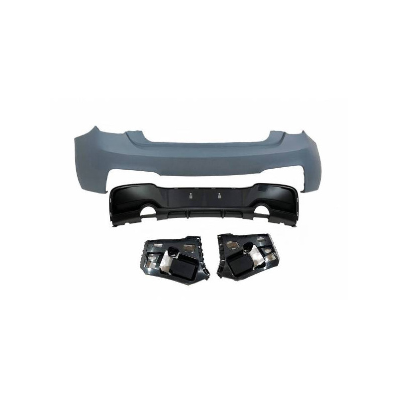 Pare-Chocs Arriere BMW F20 / F21 3-5P 12-14 Look M Performance 2 Sorties Tuning Tuning