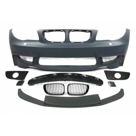 Pare-Chocs Avant BMW E82/E88/E87/E81 Look M1 Deflecteur Avant Tuning Tuning