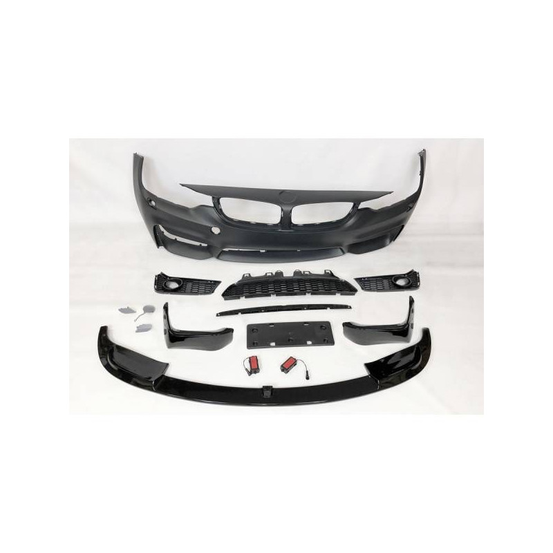 Pare-Chocs Avant BMW F32 F33 F36 Look M4 II Lip spoiler Tuning Tuning